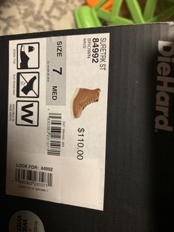 Steel Toe Boots Size 7