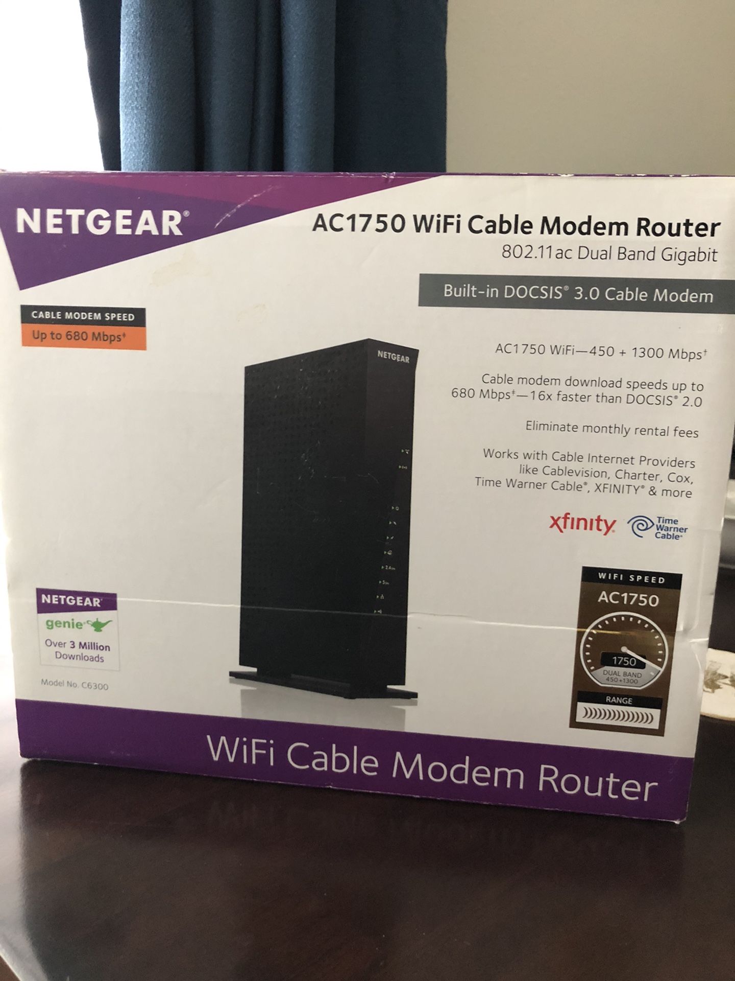 Netgear modem router combo C6300