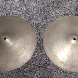 Vintage 14" Zilco Hi hats Cymbals