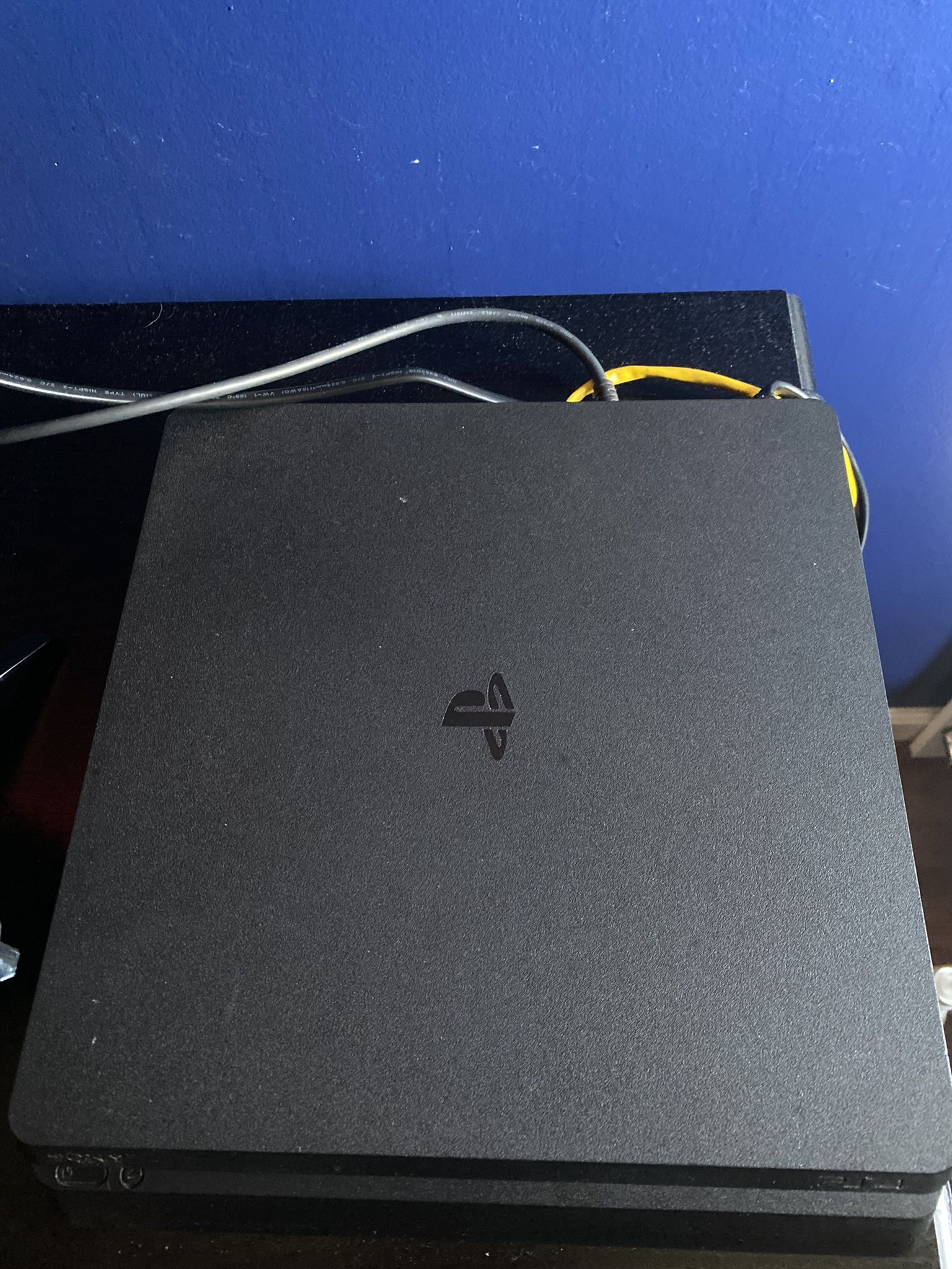 1tb PS4 Slim Comes With/ Dual Charging Stand, Call Of Duty Cold War, 2 PlayStation4 Controllers, Controller Cord Along With HDMI And Power