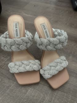 Sparkle High Heels - Open Toe