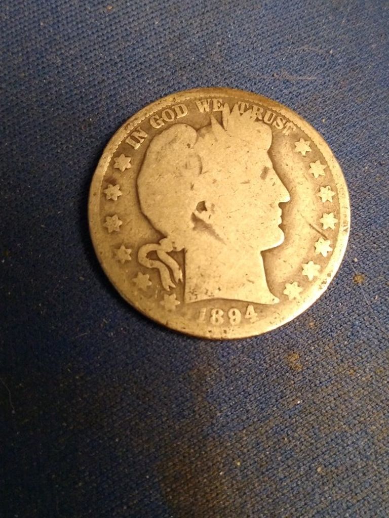 1894 S Barber Half Dollar