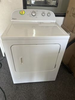 white whirlpool dryer