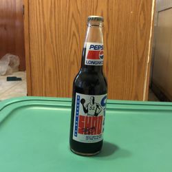 Vtg 1993 Shaquille O'Neal #32 SHAQ Chillin' PEPSI Longneck Full Bottle 12 oz.