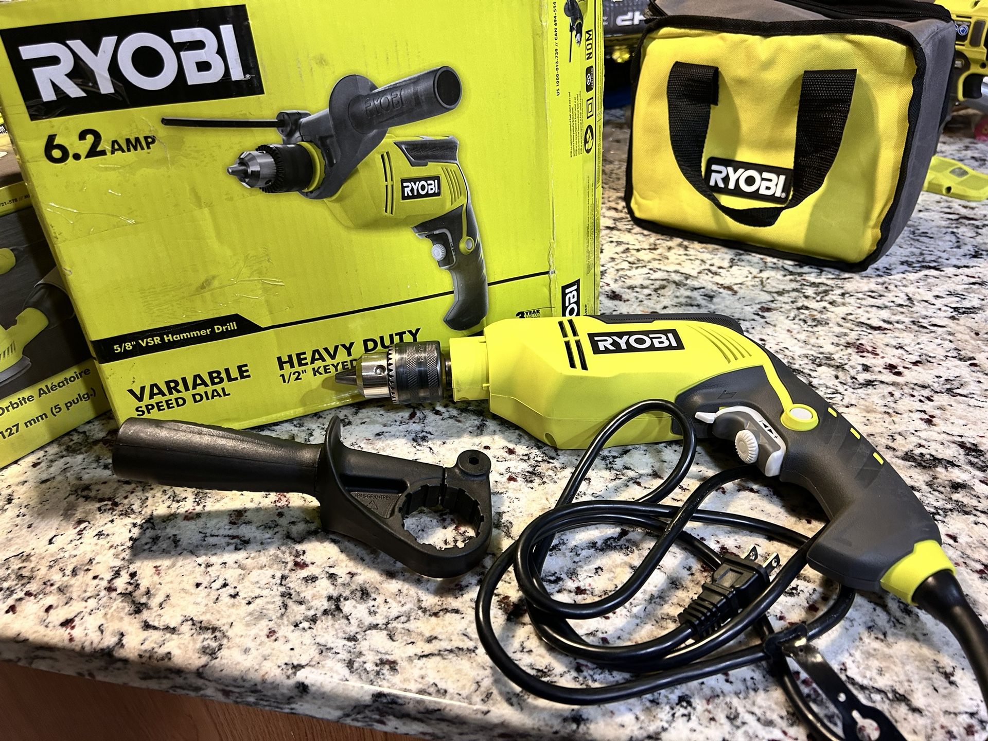 Ryobi D620H 5/8 inch Variable Speed Reversible Hammer Drill