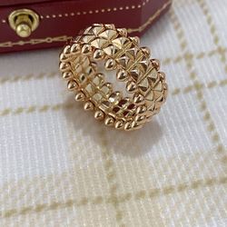 Cartier Rose Gold Awl Connector Ring 