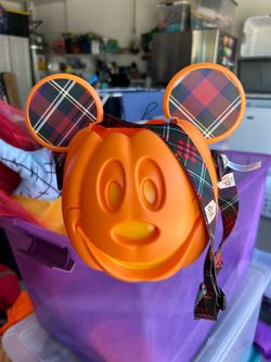 Disney Vip Tour trick-or-treat bucket