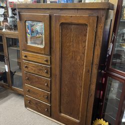 Antique Wardrobe W/ Key