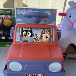 Bluey 6V Ride On Jeep Car