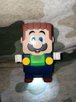 LEGO Super Mario Luigi Interactive Figure (No Cap)