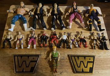 Wwf 1990s Rare Vintage Wrestling Action Figures Bundle