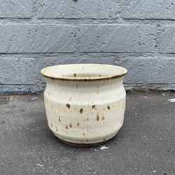 Small Ceramic Planter Pot / Stoneware / Matte / Handmade