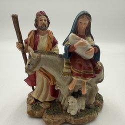 Fitz & Floyd The Journey O Holy Night Musical Figurine Christmas Baby Jesus
