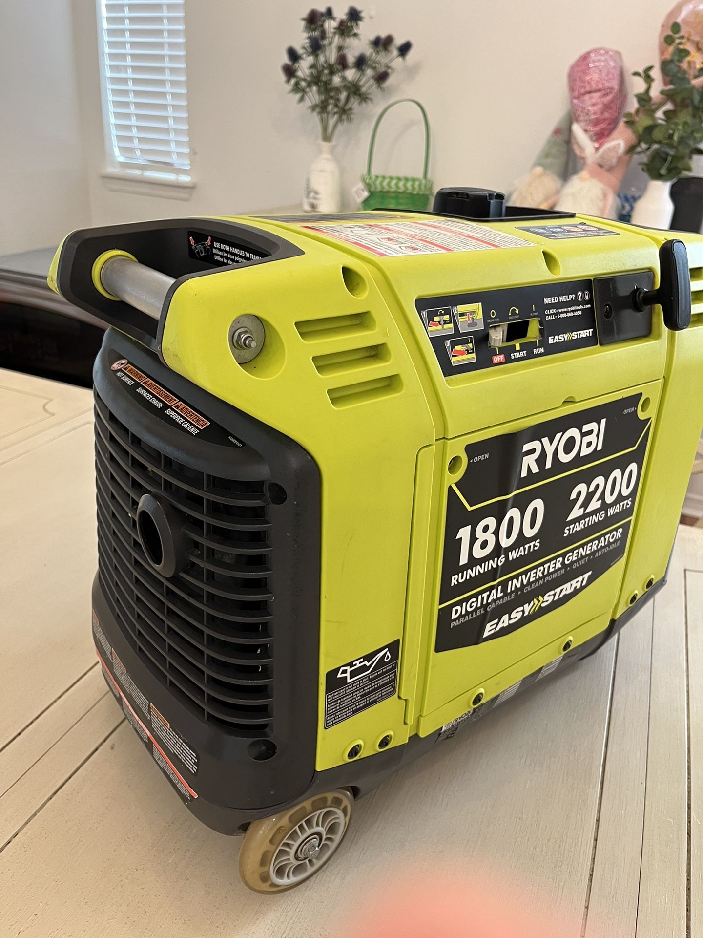 Ryobi RYi2200 Inverter Generator Quick Start And Review