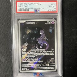 2023 POKEMON SVP EN-SV PROMO 151 ULTRA-PREMIUM COLLECTION #052 MEWTWO PSA 10 