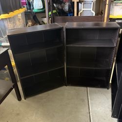 (2) Three Tier Book Shelves 