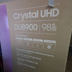 98" Samsung TV Crystal UHD