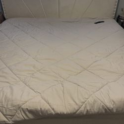 King Size Bed Frame With LED Lights 