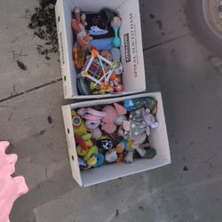 Box Of Baby Toys 5$