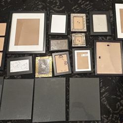 Assorted Picture Frames 