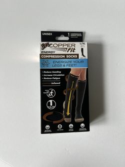 Copper Fit Energy Compression Socks (L/XL) (New in Box) - $5
