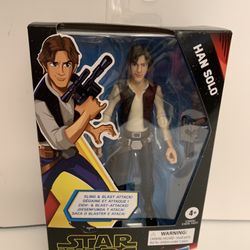 Star Wars Galaxy Of Adventures Han Solo Figure 