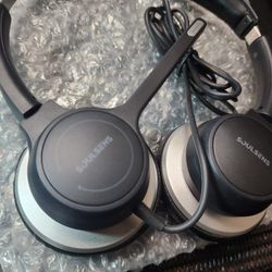 Soulsens Headset with Microphone, Noise Cancelling 3.5mm Computer Headphones, Wired Headset with Microphone for Laptop, Tablet, Chromebook, Cell Phone