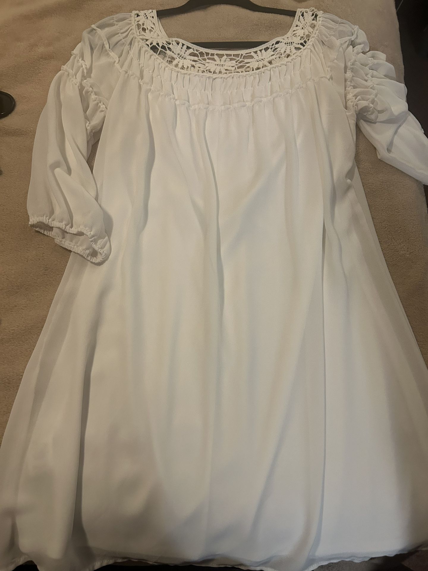 White Dress Size Large
