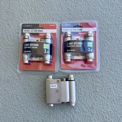 Double Action Hinges 3” (3 pcs, new)