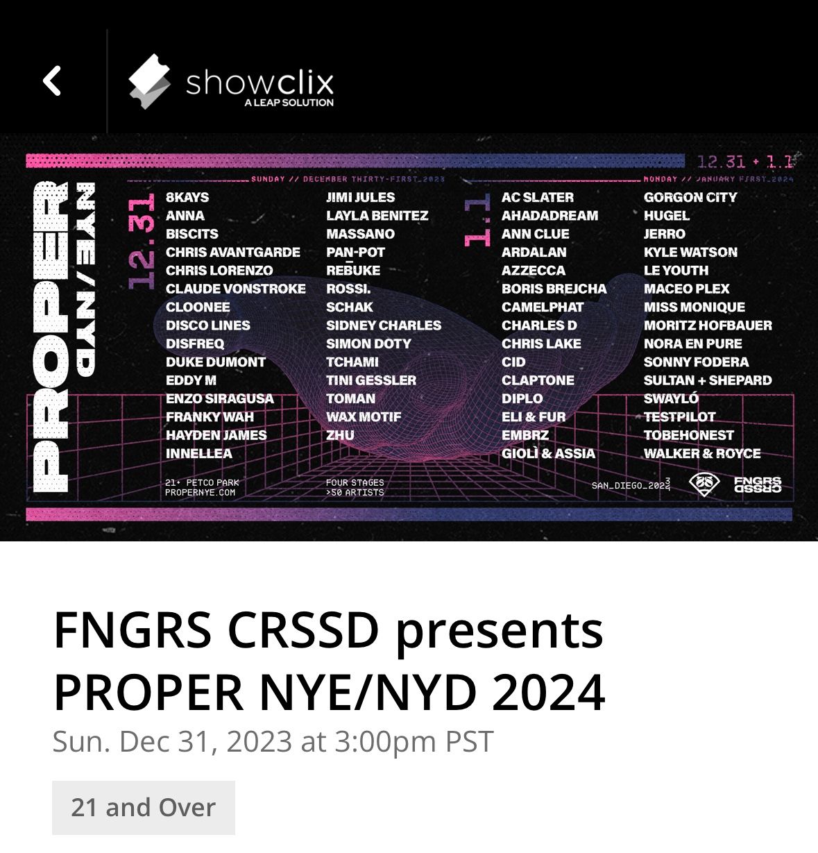 Propper crssd Day 2 1/1/25