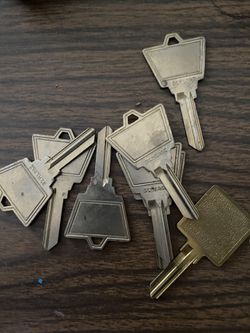 Blank Keys - 8 Count