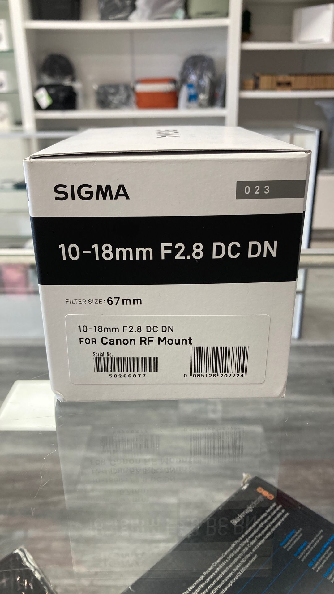 Sigma 10-18mm F2.8 Lens For Canon RF
