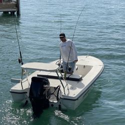 Stratos With New 115 Suzuki Flats Boat