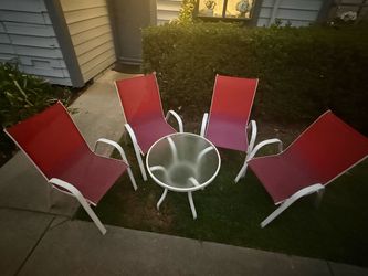 Outdoor Patio Table and Chair Set