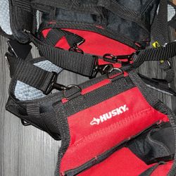 Husky Tool Belt With Husky Ratchet Straps 