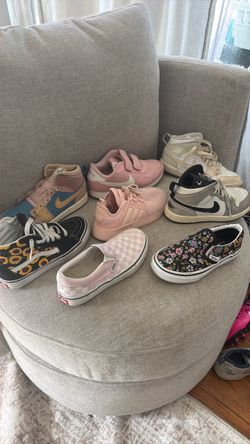 12+ Pairs Kids Shoes Nike Jordan Vans Adidas – Take All $35