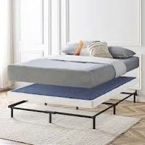 Queen Size Mattress 10 Inches With Box Springs And Metal Bed Frame High Quality Available All Size. Delivery Available