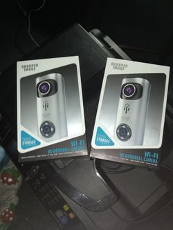 Sharper image wifi hd doorbell camera sale