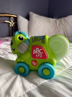 Fisher-Price ABC 123 Rolling Chameleon Toy