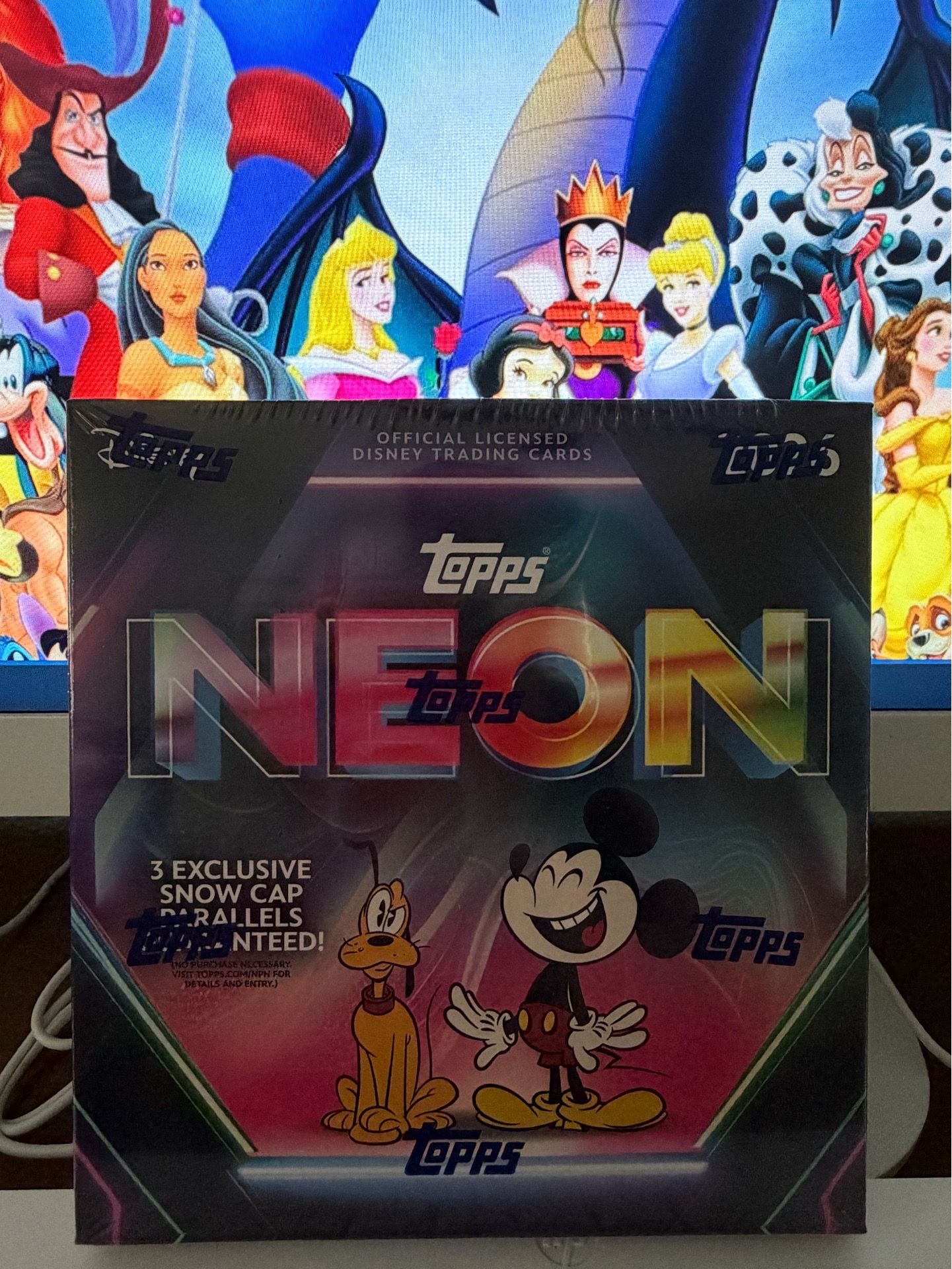 2026 Neon Disney Trading Cards