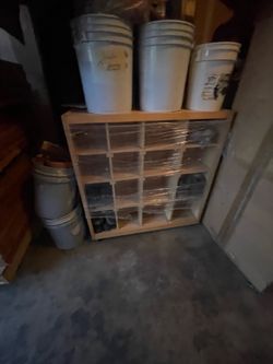 Maplewood interchangeable shelves on wheels $80 OBO