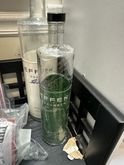 50 Cent Autographed Liquor Bottles 