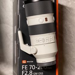 Sony 70-200mm F2.8 G Master Lens 