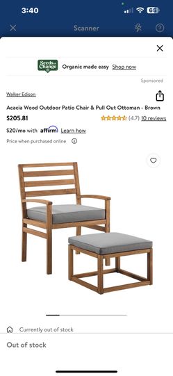 Chair With A Table