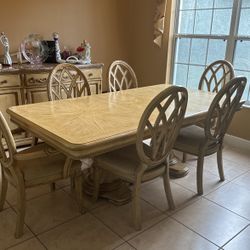 Dining Table With Curio
