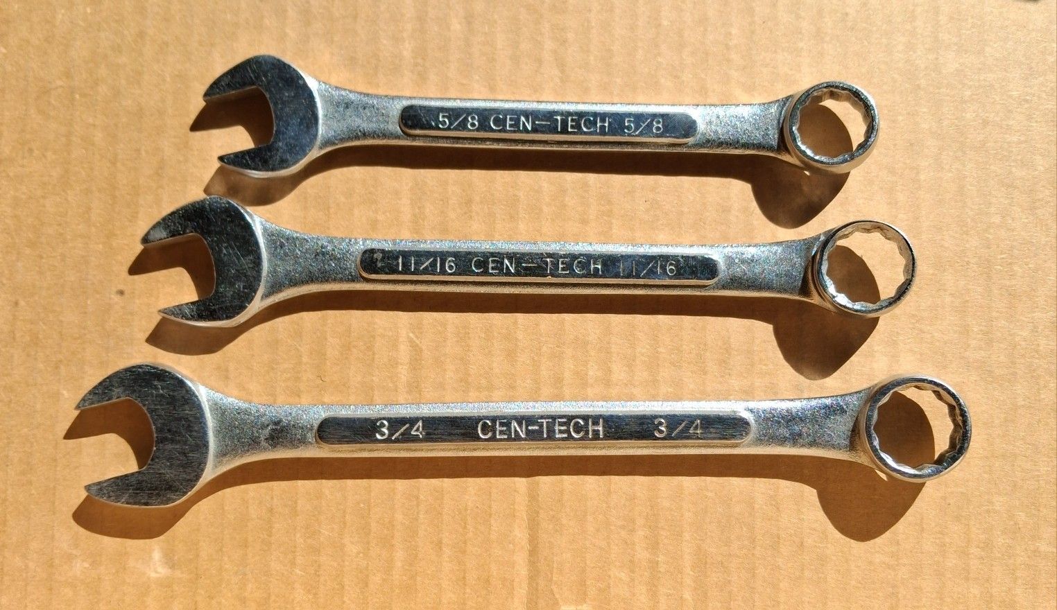 Cen-tech Combination Wrenches 1970s