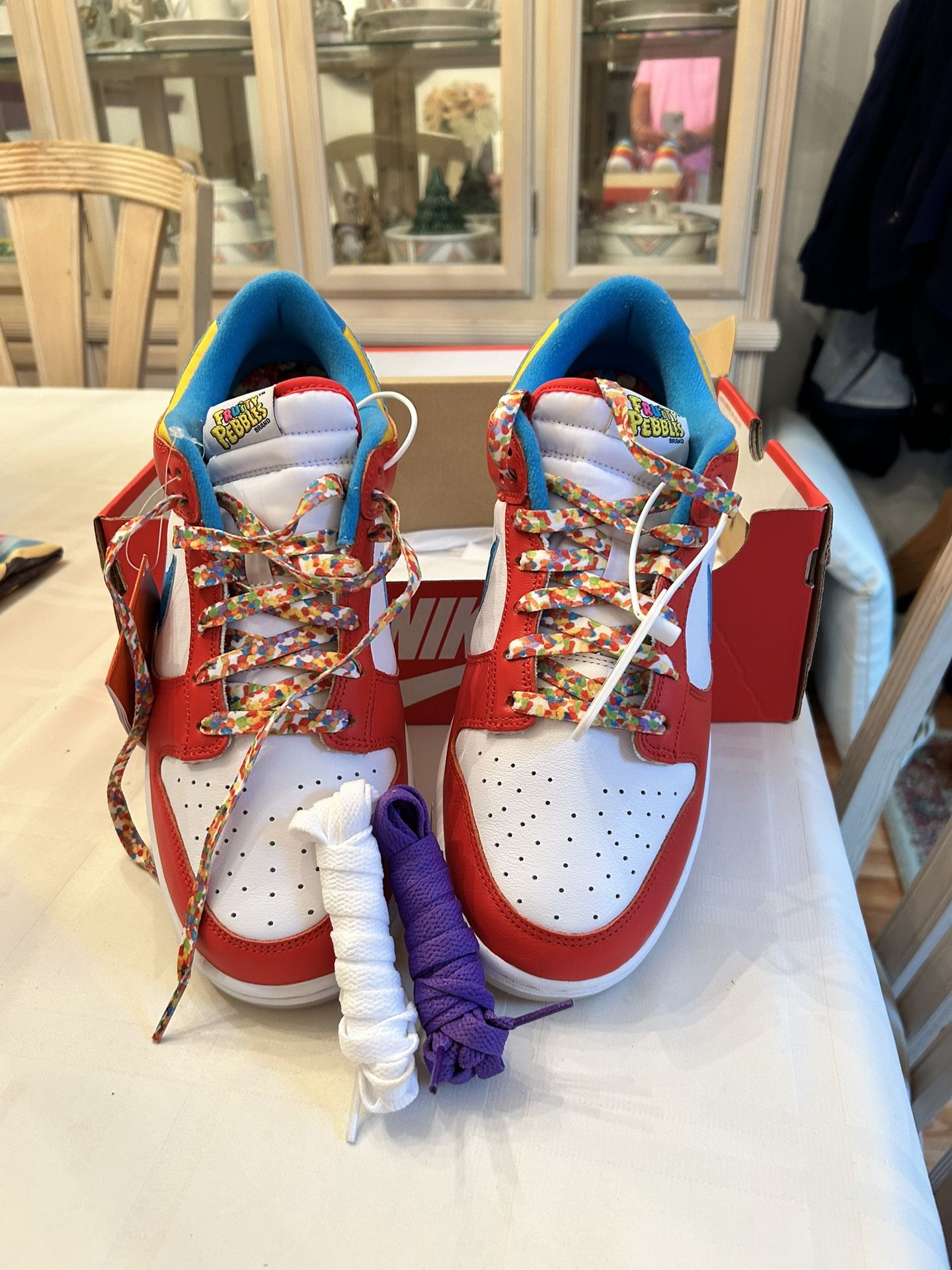 LeBron x Nike Dunk Low Fruity Pebbles