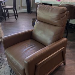 Leather Recliner Chair- Living Spaces