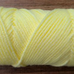 Soft Yellow Yarn, Missing Label New