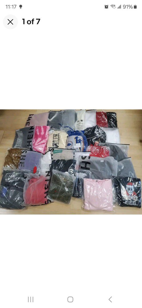 Lot Of 29 SHEIN and Others Knits Cardigans Hoodies Sweatshirt Jackets Coats NEW